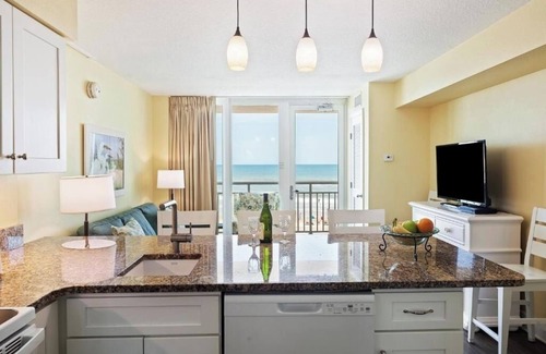 Ormond Beach Resort | Family-Friendly 2BR Oceanfront Condo – Balcony, Pool, Kitchen & Steps to Beach
