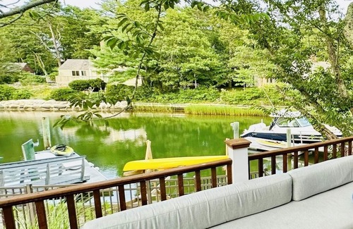 Mashpee House | Family Getaway: Heated Pool, Hot Tub And Deep Water Dock