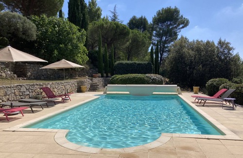 Tourtour House | Family property with large swimming pool, park and superb landscape as far as the eye can see