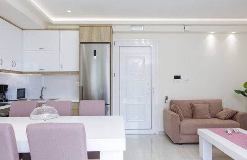 Vlichada Villa | Family villa w/heated private pool, kids play area & bbq, close to sandy beach