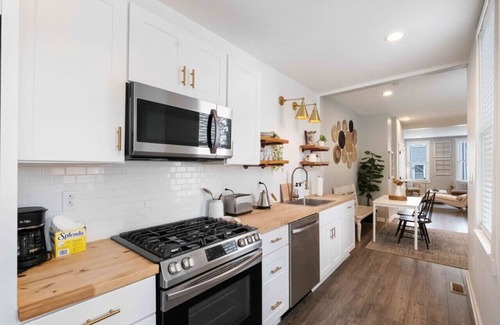 East Allegheny House | Farmhouse Design + Fire Pit in Heart of Pittsburgh