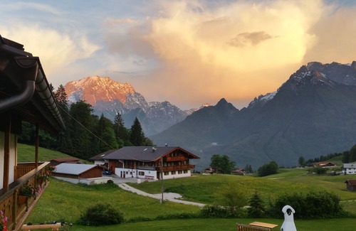 Ramsau bei Berchtesgaden House | Feldkasten Watzmannblick, 1-2 Personen, 47 qm, Wohnschlafzimmer, Terrasse, Bergblick, W-lan