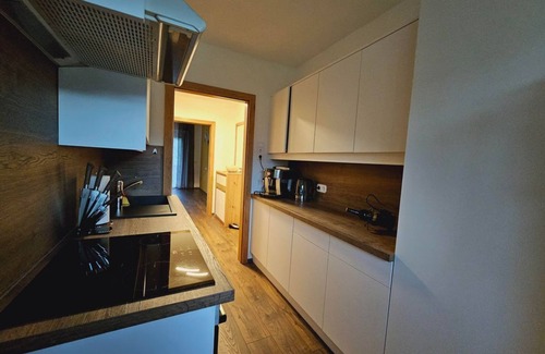 Rossleithen Apartment | Ferienwohnung Blick ins Grüne - Appartement/fewo, Dusche, WC, 2 Schlafräume