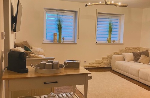Mainz-Bingen Apartment | Ferienwohnung Kilz in Gensingen an der Nahe. 1-4 Personen. Familienfreundlich!