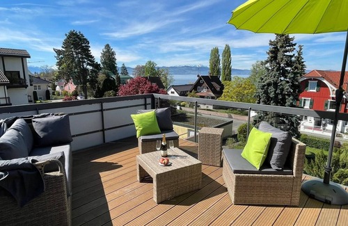 Nonnenhorn Apartment | Ferienwohnung mit ca. 110qm, 1 Schlafzimmer, 1 Wohn-/Schlafraum. für maximal 4 Personen