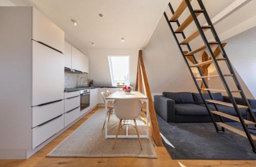 Warnemuende Apartment | Ferienwohnung Strom ahoi - premium - modern - inkl Stellplatz - 200m zum Alten Strom - Wasserblick