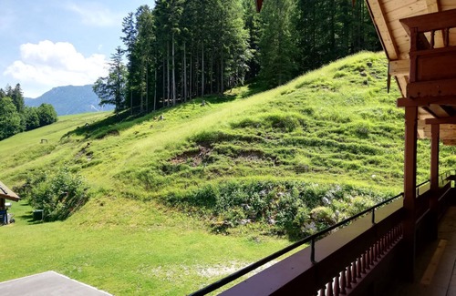 Ruhpolding Apartment | Fewo Grabenhäusl , Balk., Küche, 2 Schlaf- u. 1 Wohn-/schlafz., Max. 5 P