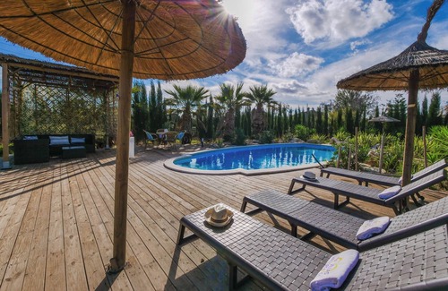 Inca Villa | Finca "Melongos" with Mountain View, Pool, Wi-Fi, Terraces & Garden