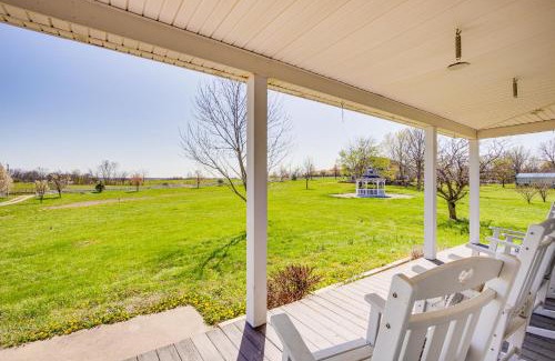 Warrensburg House | Fire Pit and Gazebo Rural Warrensburg Getaway!