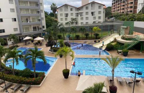 Pousada do Rio Quente Apartment | Flat 123 - Veredas - 300 metros Hot Park - Vista Piscina