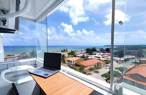 Sao Jose da Coroa Grande Apartment | Flat with Pool Near Maragogi, Sea View