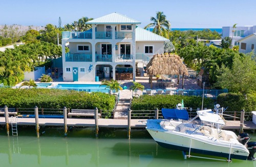 Marathon Villa | Florida Keys Rental, Waterfront, Family Friendly, Sombrero Beach, Dock, Pool Spa