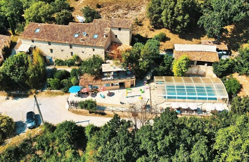 Esparron-de-Verdon Ski Chalet | Flower Camping La Beaume * - Premium chalet 28m2 2 bedrooms/semi-covered terrace/TV/air conditioning 5 people