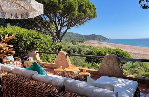Pinarellu House | Southern Corsica, Casa Masamour, "feet in the water", a breathtaking view!