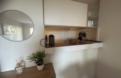 Canet-Plage Apartment | Front de Mer Magnificent 2-bedroom garden apartment in pedestrian zone.