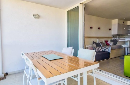 Antibes Old Town Apartment | Furnished air-conditioned apartment with panoramic terrace & a parking