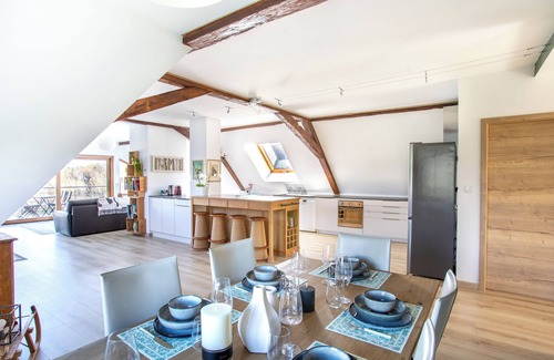 Orbey Apartment | Gîte de la Grande Vallée - Exceptional view of Orbey and its valley