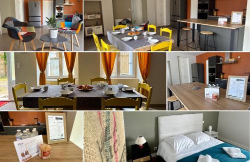Airvault House | Gîte du Puits Olivier 10 personne chaleureux 3 étoiles