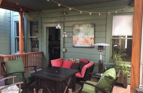 Polk Gulch House | Gather Round the Fire Pit at a Period Russian Hill Flat