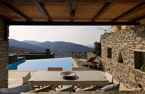 Korissia House | Gemstone-Stylish Cottage with infinity swimming pool and breathtaking sea views