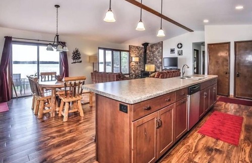 St Germain House | Get Lost on Lost Lake in this cozy 3 bdrm home w/firepit and dock.