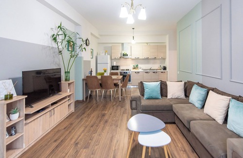 Saburtalo Apartment | GG Home – Homely 2BR on 16th Floor for Families
