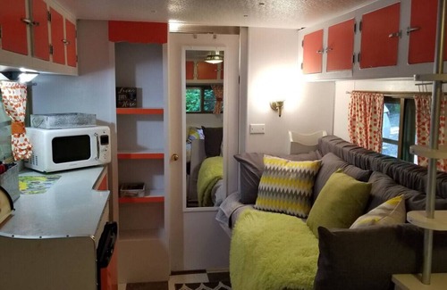 Bryson City RV Rental | Glamping in a 1965 Vintage Camper!