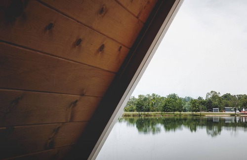 Kipling RV Rental | Glamplyfe Nature Experience: A-Frames on Lakefront L11
