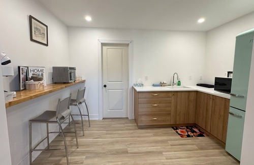 Harwich Apartment | Golden Acre Suites | 2BR Downtown w/Exposed Brick & Retro Retreat