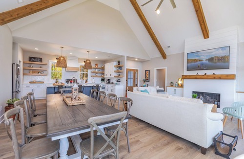 Littleton House | Gorgeous Lakefront Home, Peaceful, Fully Stocked, Fire Pit
