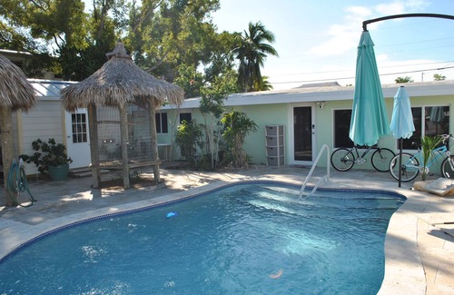 Indian Waterways House | Gorgeous Canal front home with a pool and Tiki hut