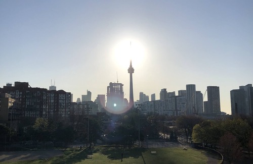 Niagara Condo | Gorgeous view from oversized balcony on the park!