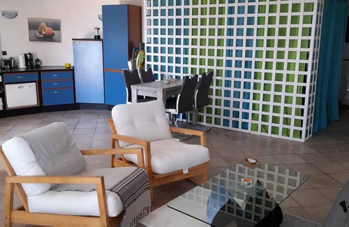 Messenia Region House | house-apartments ground floor panoramic view on sea fortress above ground pool