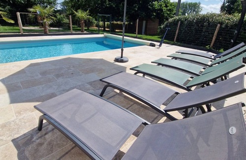 Soucelles House | Grand Gîte 13 Personnes de Caractère Piscine et spa