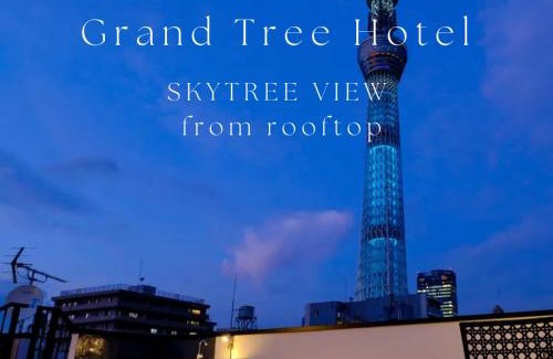 Sumida Apartment | GrandTree Hotel - Specutaclor Skytree view!