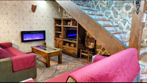 El Tiemblo Villa | GREDOS RURALRUT cerca del CASTAÑAR de El Tiemblo, Reserva Natural VALLE DE IRUELAS, alojamiento acogedor con cabina hidromasaje, chimenea eléctrica, calefacción, wifi, cocina