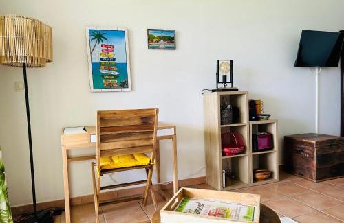 Gros Raisins Apartment | Grenade Studio les pieds dans l'eau et vue mer Caraïbes dans une magnifique résidence de vacances