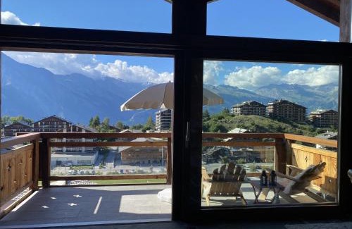 Saint-Pierre-de-Clages Apartment | Grimpeur 9 ski in-out, Spa Access