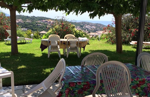Viggianello Villa | Ground De Villa with garden, lawn, barbecue and views of the Gulf of valinco!
