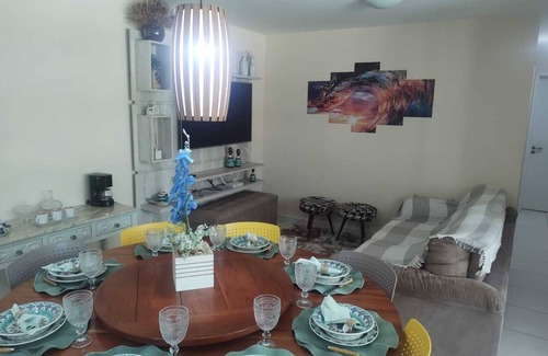 Pecém Apartment | Ground floor apartment, in the VG Sun condominium. Condominium right on the sand.