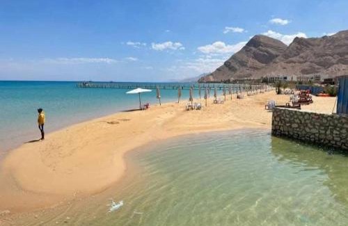 Ain Sokhna Apartment | Ground peaceful chalet 3 bedroom with 6 king bed & 2 bathrooms &private garden marvelous land escape Murano resort Ain sokhna