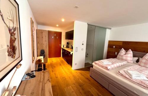 Sankt Martin bei Lofer Apartment | Grubhof Scholsspark, Studio Lofer mit Garten und Schwimmbad
