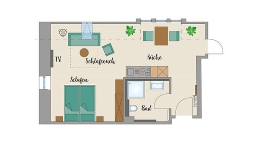 Muhr am See Apartment | Guesthouse Moenchswald, Apartment