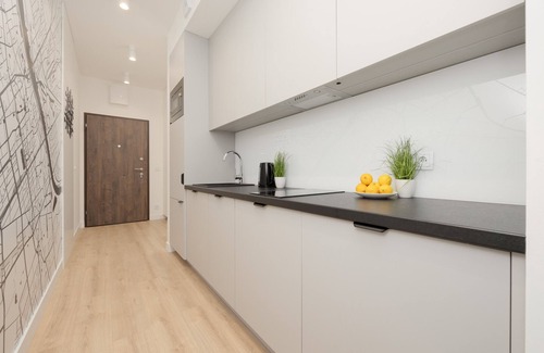 Mokotow Apartment | Gym & Sauna in Mokotów by Renters