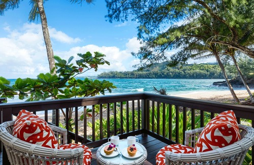 Wainiha House | Haena Beach House: Private Luxury Beachfront Home w/Breathtaking Views