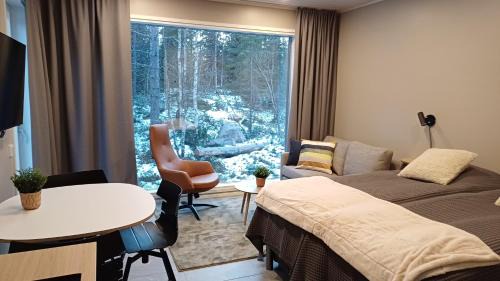 Rukatunturi Ski Chalet | Halla Chalet, Aurora Borealis, ski & lake, free wifi, Vuosseli Resort Ruka