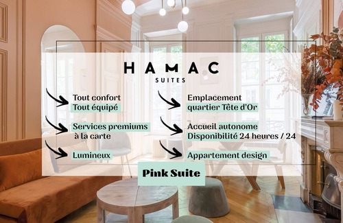 Marechal Lyautey - Vitton Apartment | Hamac Suites - Pink Suite - Idéal couple