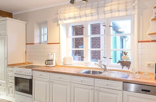 Tating Cottage | Haubarg Ossenhoff Appartement Gesindestuv