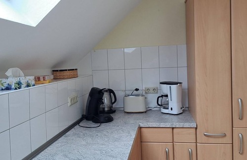 Tholey Apartment | Haus am Schaumberg - vacation apartment, balcony, bathroom, WC, 2 bedrooms