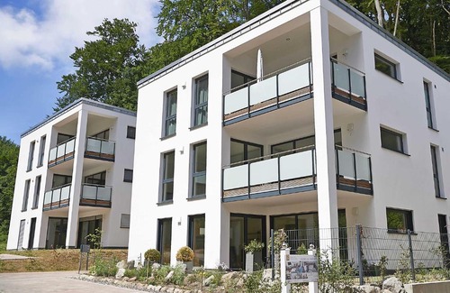 Sellin Apartment | Haus Königsstuhl in Sellin - Penthouse mit Kamin und Balkon